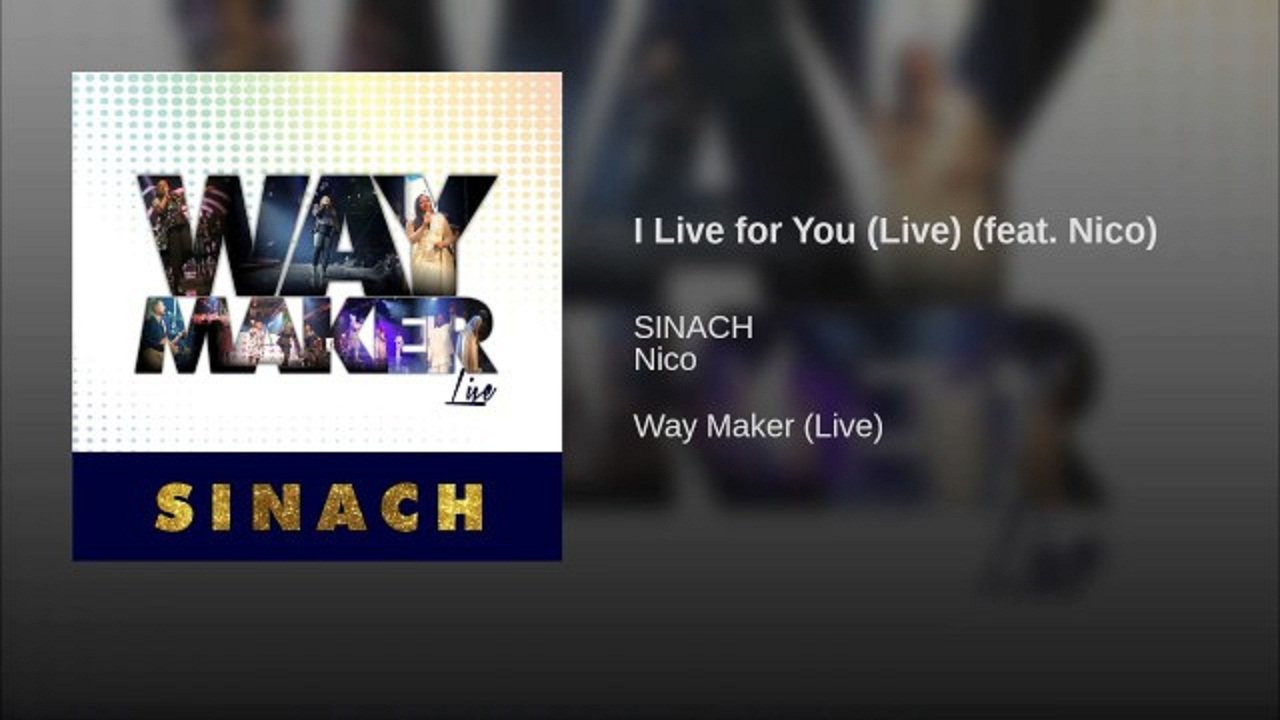 I live For You By Sinach